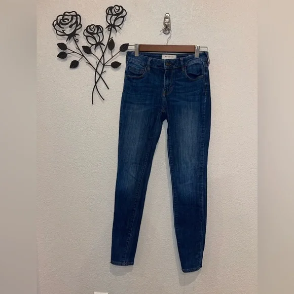 PacSun Mid-Rise Skinniest Blue Jeans Stretch Size 24 - Picture 2 of 6